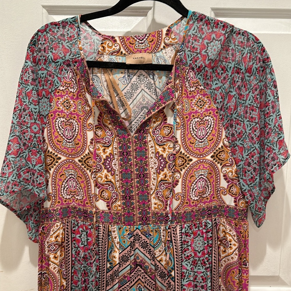 EUC Anthropologie Kachel paisley maxi dress